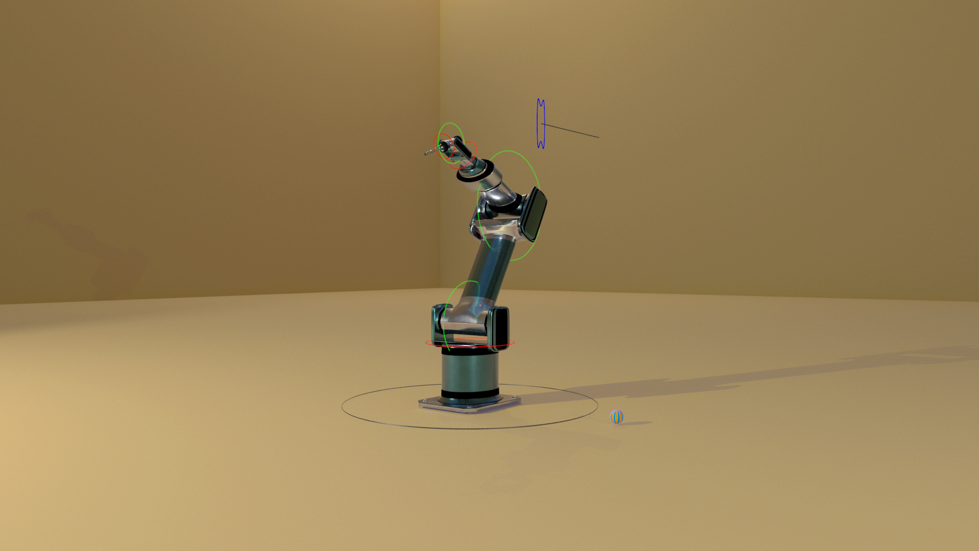 Robotic Arm Object - Modelled, Textured and Rigged